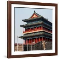 China 10MKm2 Collection - Qianmen Temple-Philippe Hugonnard-Framed Photographic Print