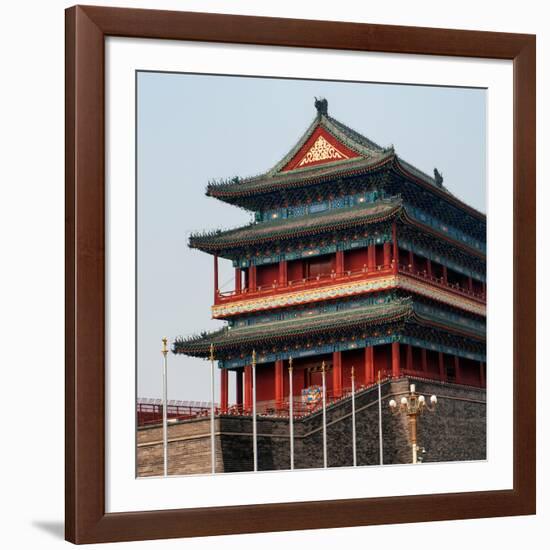 China 10MKm2 Collection - Qianmen Temple-Philippe Hugonnard-Framed Photographic Print