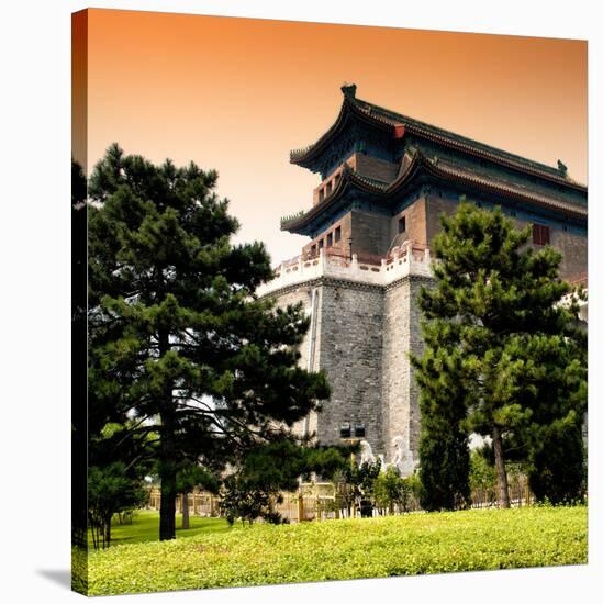 China 10MKm2 Collection - Qianmen Temple-Philippe Hugonnard-Stretched Canvas