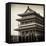 China 10MKm2 Collection - Qianmen Temple-Philippe Hugonnard-Framed Stretched Canvas