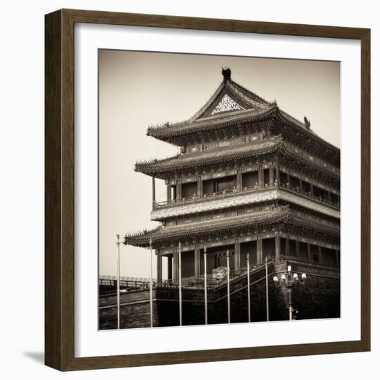 China 10MKm2 Collection - Qianmen Temple-Philippe Hugonnard-Framed Photographic Print