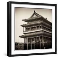 China 10MKm2 Collection - Qianmen Temple-Philippe Hugonnard-Framed Photographic Print