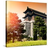 China 10MKm2 Collection - Qianmen Temple-Philippe Hugonnard-Stretched Canvas