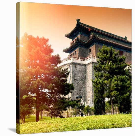 China 10MKm2 Collection - Qianmen Temple-Philippe Hugonnard-Stretched Canvas