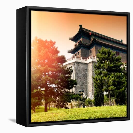 China 10MKm2 Collection - Qianmen Temple-Philippe Hugonnard-Framed Stretched Canvas