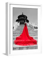 China 10MKm2 Collection - Red Carpet - Temple of Heaven-Philippe Hugonnard-Framed Photographic Print