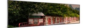 China 10MKm2 Collection - Red Chinese Inscriptions-Philippe Hugonnard-Mounted Photographic Print