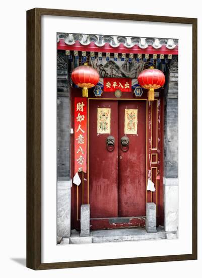 China 10MKm2 Collection - Red Door-Philippe Hugonnard-Framed Photographic Print