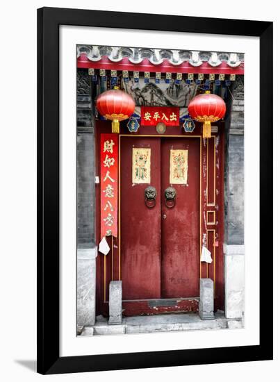 China 10MKm2 Collection - Red Door-Philippe Hugonnard-Framed Photographic Print