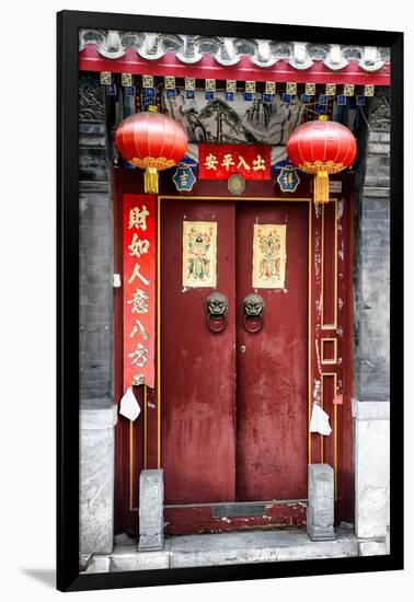 China 10MKm2 Collection - Red Door-Philippe Hugonnard-Framed Photographic Print