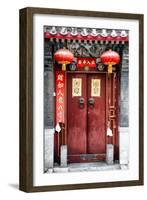 China 10MKm2 Collection - Red Door-Philippe Hugonnard-Framed Premium Photographic Print