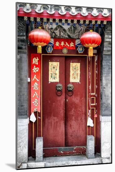 China 10MKm2 Collection - Red Door-Philippe Hugonnard-Mounted Premium Photographic Print