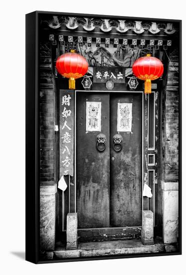 China 10MKm2 Collection - Red Lanterns-Philippe Hugonnard-Framed Stretched Canvas