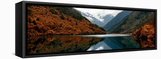 China 10MKm2 Collection - Rhinoceros Lake - Jiuzhaigou National Park-Philippe Hugonnard-Framed Stretched Canvas