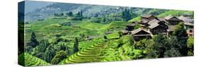 China 10MKm2 Collection - Rice Terraces - Longsheng Ping'an - Guangxi-Philippe Hugonnard-Stretched Canvas