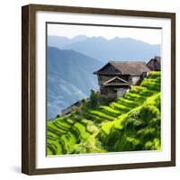 China 10MKm2 Collection - Rice Terraces - Longsheng Ping'an - Guangxi-Philippe Hugonnard-Framed Photographic Print