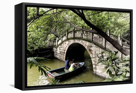 China 10MKm2 Collection - Romantic Boat Ride-Philippe Hugonnard-Framed Stretched Canvas