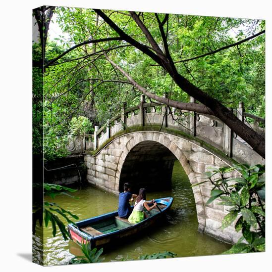 China 10MKm2 Collection - Romantic Boat Ride-Philippe Hugonnard-Stretched Canvas