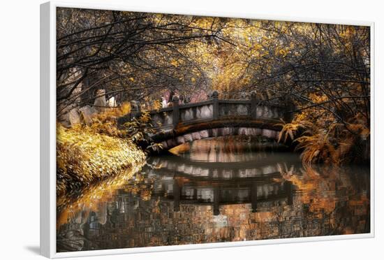 China 10MKm2 Collection - Romantic Bridge in Autumn-Philippe Hugonnard-Framed Photographic Print