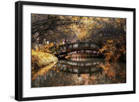 China 10MKm2 Collection - Romantic Bridge in Autumn-Philippe Hugonnard-Framed Photographic Print
