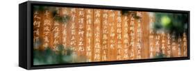 China 10MKm2 Collection - Sacred Writings-Philippe Hugonnard-Framed Stretched Canvas