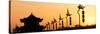 China 10MKm2 Collection - Shadows of the City Walls at sunset - Xi'an City-Philippe Hugonnard-Stretched Canvas