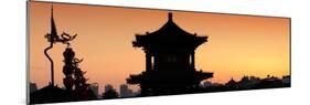 China 10MKm2 Collection - Shadows of the City Walls at sunset - Xi'an City-Philippe Hugonnard-Mounted Photographic Print