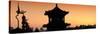 China 10MKm2 Collection - Shadows of the City Walls at sunset - Xi'an City-Philippe Hugonnard-Stretched Canvas