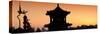 China 10MKm2 Collection - Shadows of the City Walls at sunset - Xi'an City-Philippe Hugonnard-Stretched Canvas