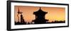 China 10MKm2 Collection - Shadows of the City Walls at sunset - Xi'an City-Philippe Hugonnard-Framed Premium Photographic Print