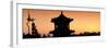 China 10MKm2 Collection - Shadows of the City Walls at sunset - Xi'an City-Philippe Hugonnard-Framed Premium Photographic Print