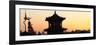 China 10MKm2 Collection - Shadows of the City Walls at sunset - Xi'an City-Philippe Hugonnard-Framed Photographic Print