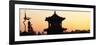 China 10MKm2 Collection - Shadows of the City Walls at sunset - Xi'an City-Philippe Hugonnard-Framed Photographic Print