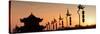 China 10MKm2 Collection - Shadows of the City Walls at sunset - Xi'an City-Philippe Hugonnard-Stretched Canvas