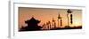 China 10MKm2 Collection - Shadows of the City Walls at sunset - Xi'an City-Philippe Hugonnard-Framed Premium Photographic Print