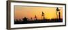 China 10MKm2 Collection - Shadows of the City Walls at sunset - Xi'an City-Philippe Hugonnard-Framed Premium Photographic Print