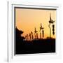 China 10MKm2 Collection - Shadows of the City Walls at sunset - Xi'an City-Philippe Hugonnard-Framed Photographic Print