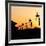 China 10MKm2 Collection - Shadows of the City Walls at sunset - Xi'an City-Philippe Hugonnard-Framed Photographic Print