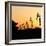 China 10MKm2 Collection - Shadows of the City Walls at sunset - Xi'an City-Philippe Hugonnard-Framed Photographic Print