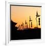 China 10MKm2 Collection - Shadows of the City Walls at sunset - Xi'an City-Philippe Hugonnard-Framed Photographic Print