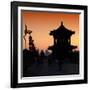 China 10MKm2 Collection - Shadows of the City Walls at sunset - Xi'an City-Philippe Hugonnard-Framed Photographic Print