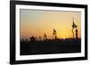 China 10MKm2 Collection - Shadows of the City Walls at sunset - Xi'an City-Philippe Hugonnard-Framed Photographic Print