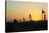 China 10MKm2 Collection - Shadows of the City Walls at sunset - Xi'an City-Philippe Hugonnard-Stretched Canvas