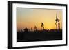 China 10MKm2 Collection - Shadows of the City Walls at sunset - Xi'an City-Philippe Hugonnard-Framed Photographic Print