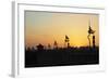 China 10MKm2 Collection - Shadows of the City Walls at sunset - Xi'an City-Philippe Hugonnard-Framed Photographic Print