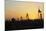 China 10MKm2 Collection - Shadows of the City Walls at sunset - Xi'an City-Philippe Hugonnard-Mounted Photographic Print