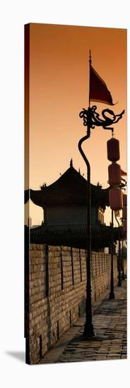 China 10MKm2 Collection - Shadows of the City Walls at sunset - Xi'an City-Philippe Hugonnard-Stretched Canvas