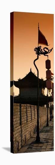 China 10MKm2 Collection - Shadows of the City Walls at sunset - Xi'an City-Philippe Hugonnard-Stretched Canvas