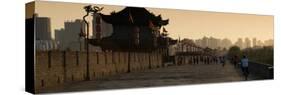 China 10MKm2 Collection - Shadows of the City Walls at sunset - Xi'an City-Philippe Hugonnard-Stretched Canvas