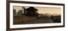 China 10MKm2 Collection - Shadows of the City Walls at sunset - Xi'an City-Philippe Hugonnard-Framed Photographic Print